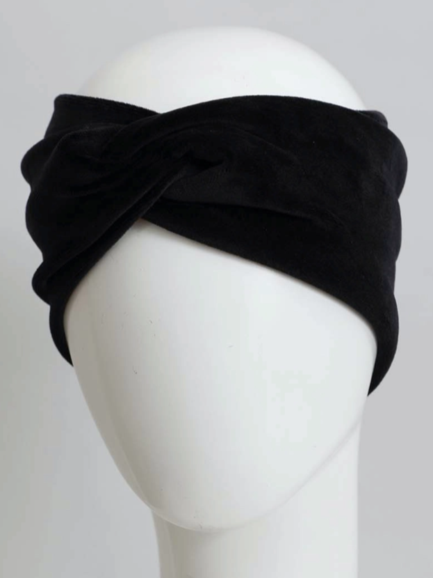 •VELVET TWIST HEADBAND•