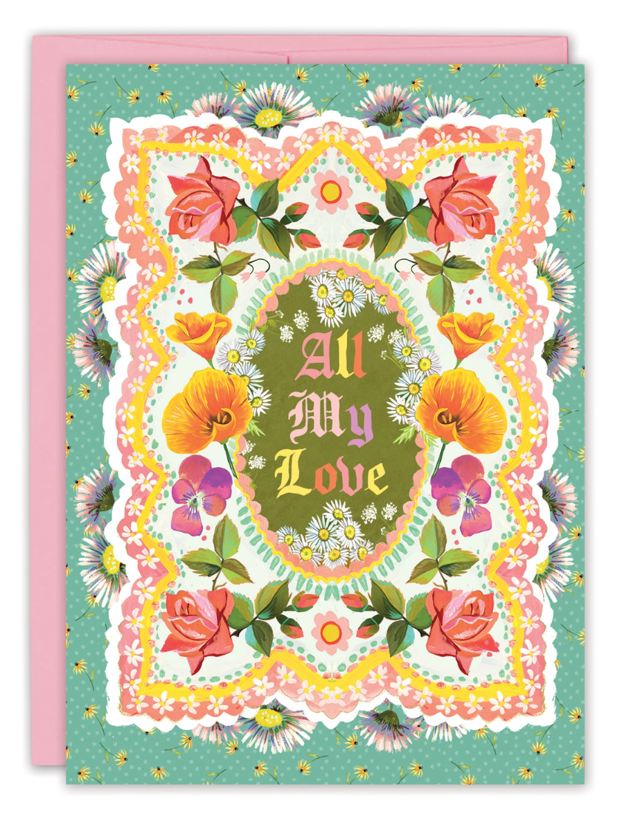 •ALL MY LOVE• valentine's day card