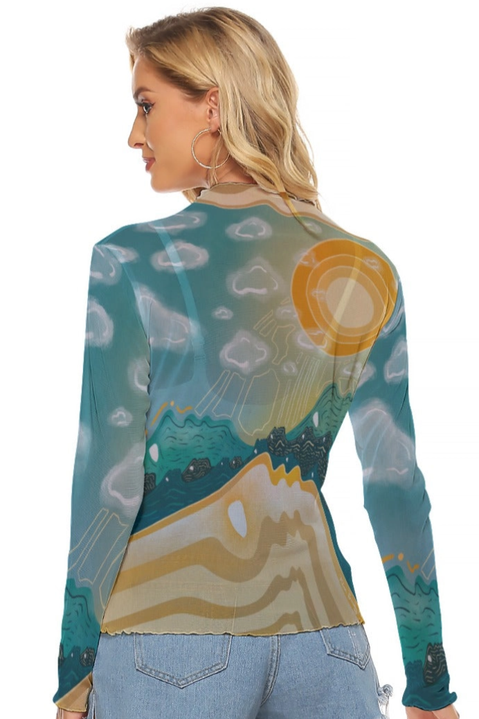 •APPLACHIAN SUMMER• locally designed abstract mesh top