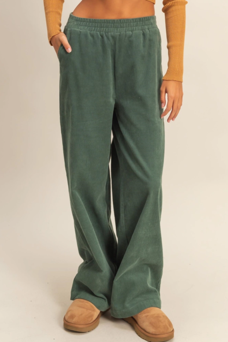 •ROBERTA• relaxed fit cotton corduroy pants