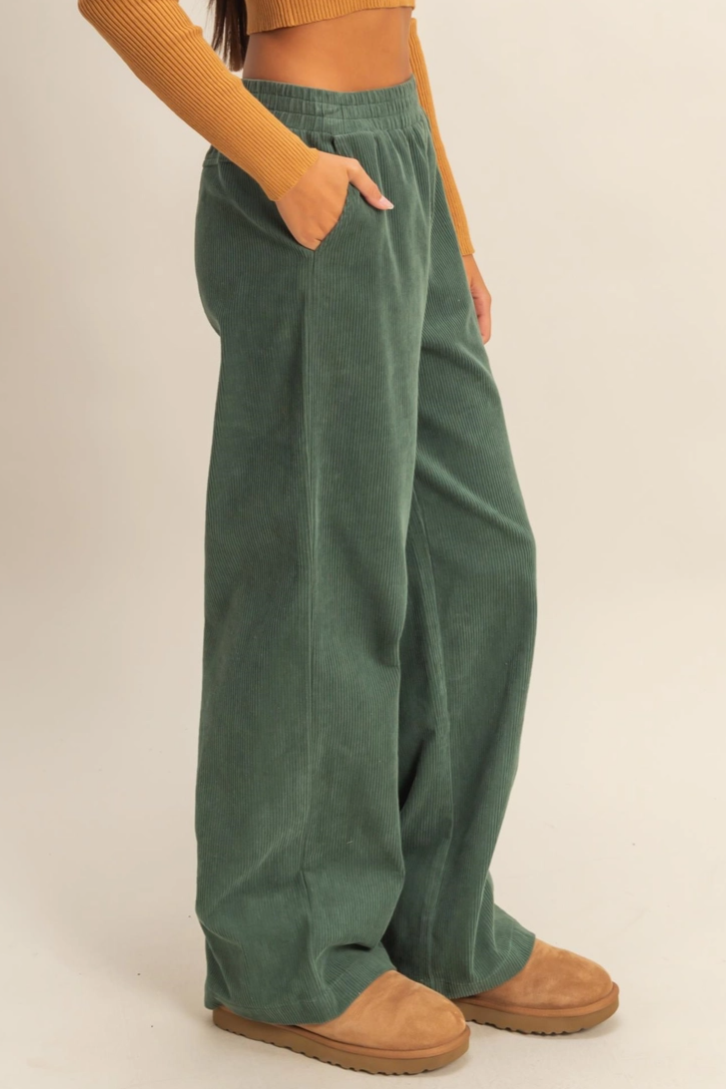 •ROBERTA• relaxed fit cotton corduroy pants