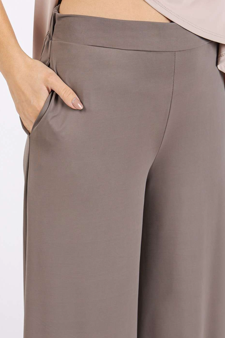 •FLOW• wide leg soft knit pants (USA)