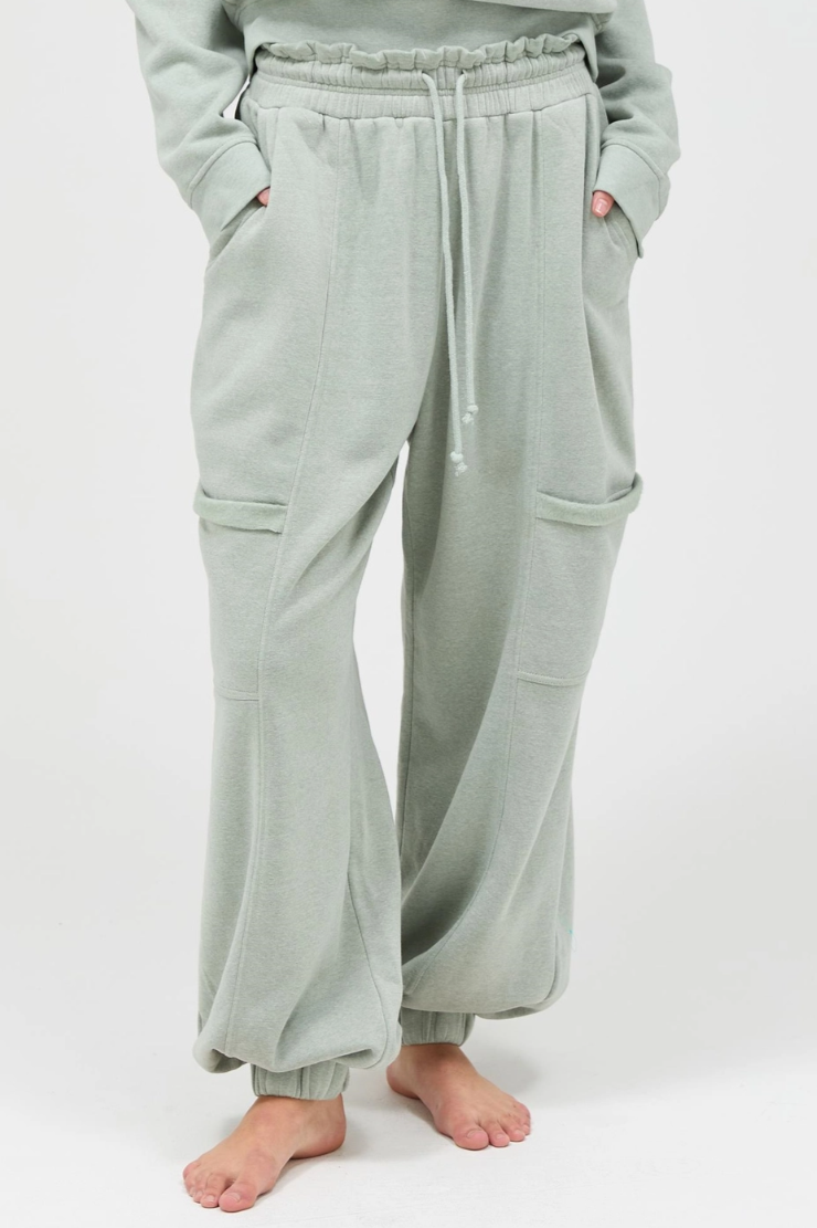 •CHARLI• french terry cargo pants