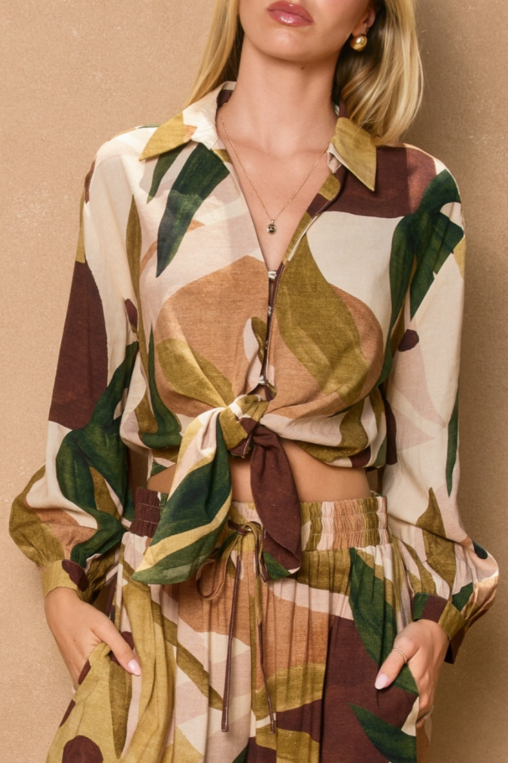 •COCONUT GROVE• top & pants separates