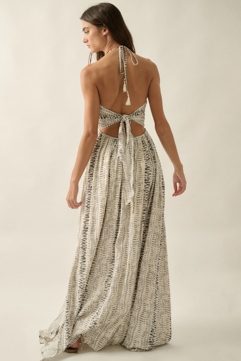 •ARENAL• halter maxi dress