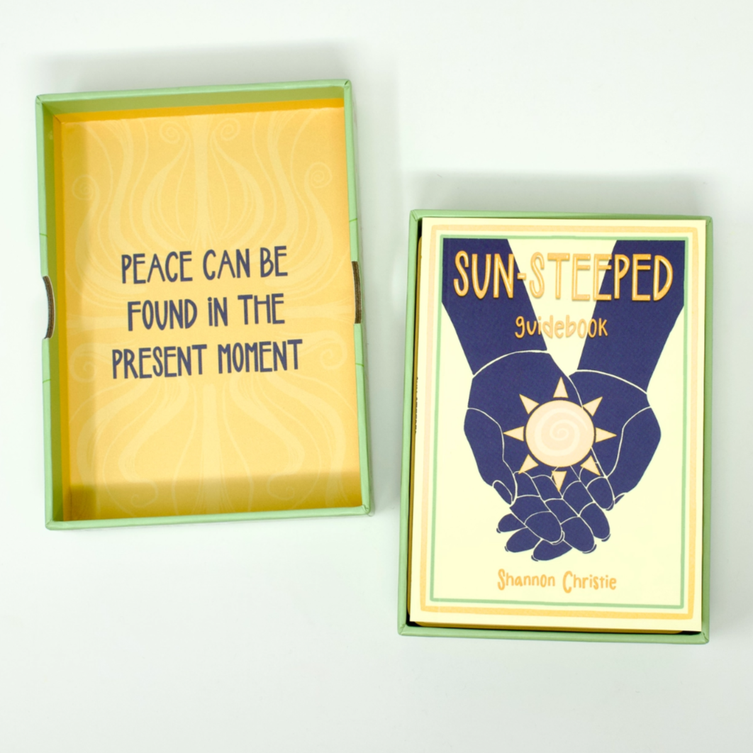 •SUN-STEEPED• affirmation card deck