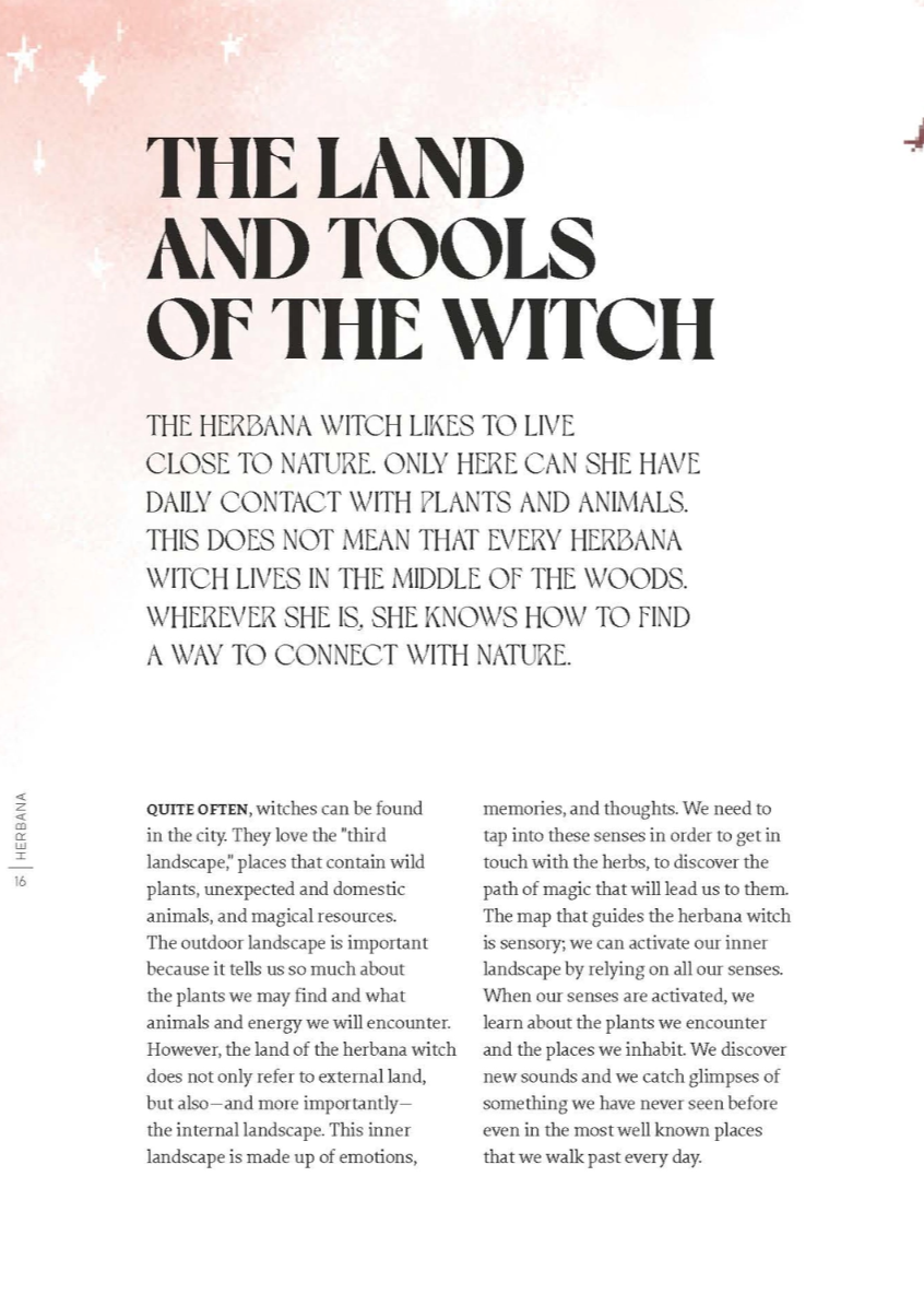 •HERBANA WITCH• hardcover book