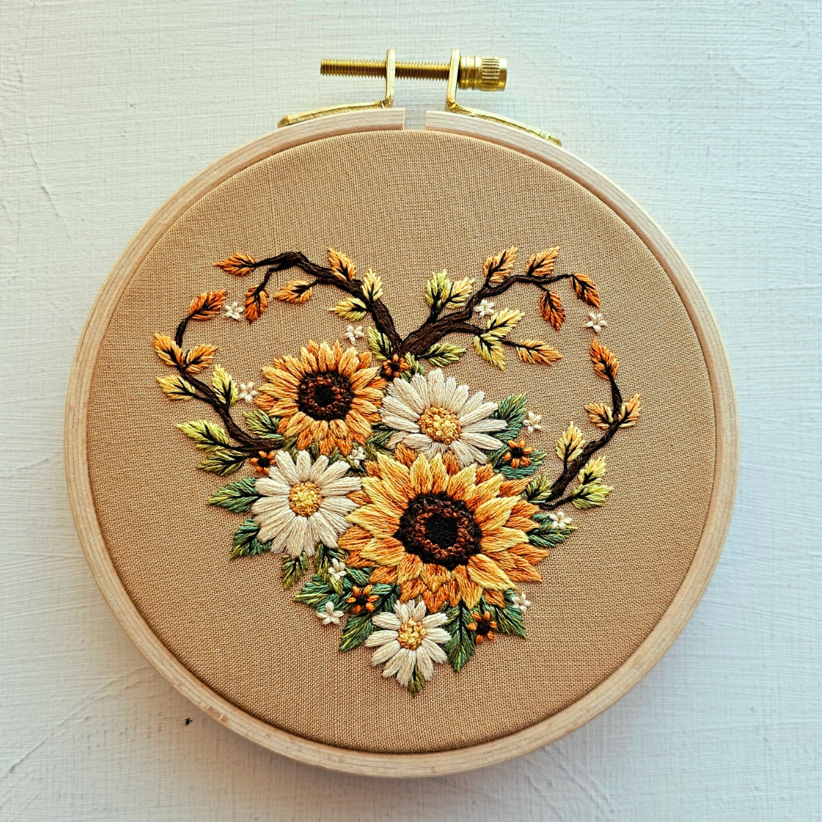 •FALL IN LOVE• intermediate embroidery kit
