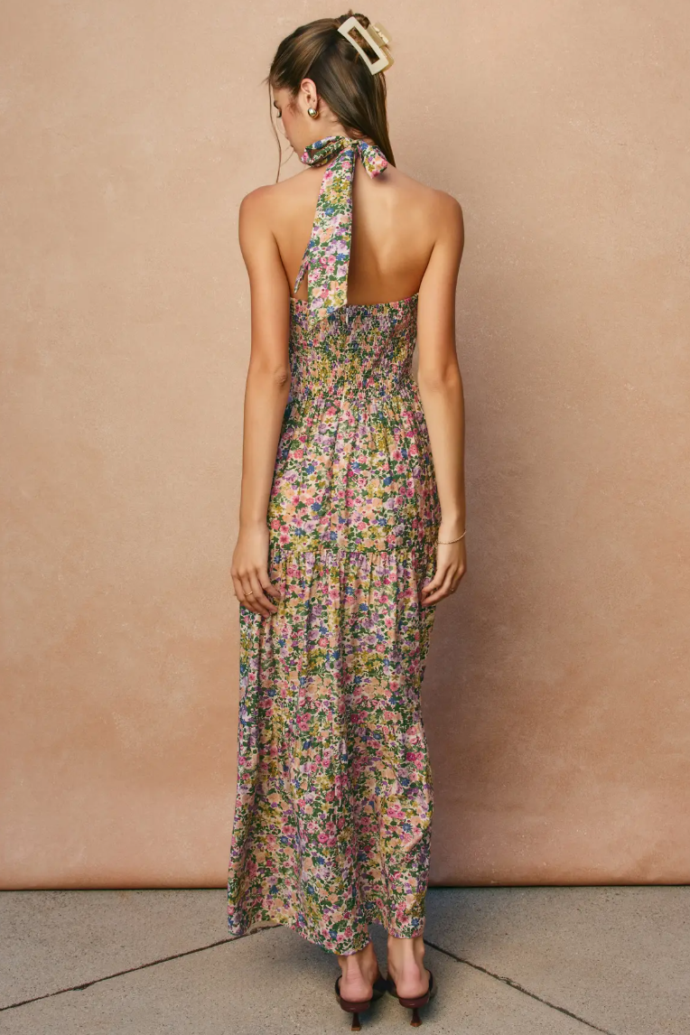 •DELIA• halter midaxi dress