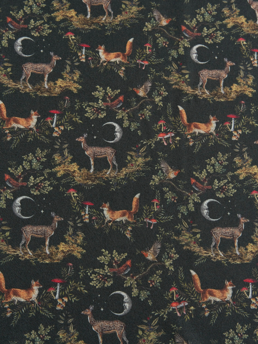 •WOODLAND• fringed scarf