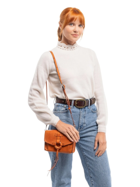 •TAOS• genuine leather crossbody