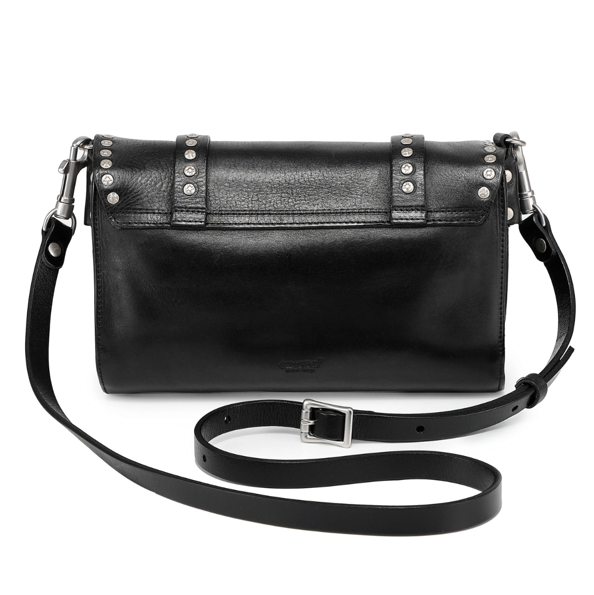 •LONDON• genuine leather studded crossbody