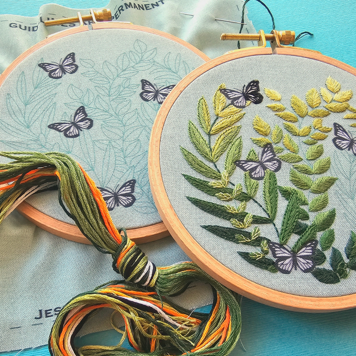 •LOVE GROWS• intermediate embroidery kit