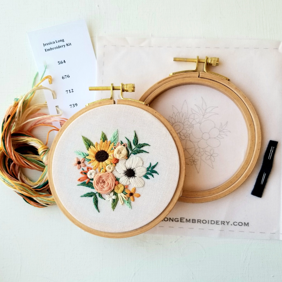 •COZY HARVEST• beginner friendly embroidery kit