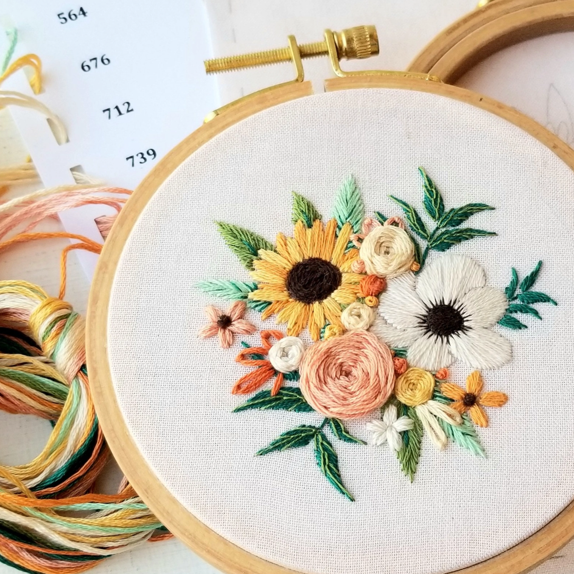 •COZY HARVEST• beginner friendly embroidery kit