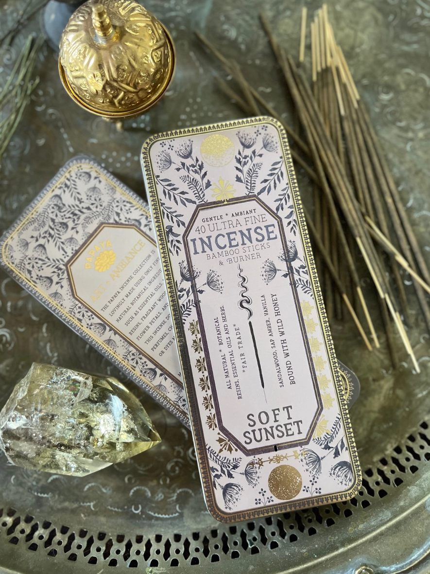 •SOFT SUNSET• incense sticks
