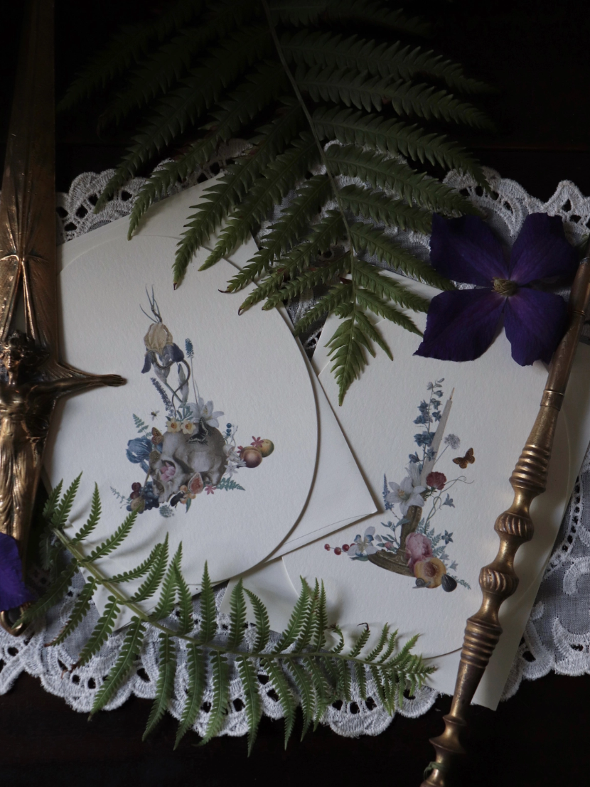 •CANDLESTICK VANITAS• greeting card