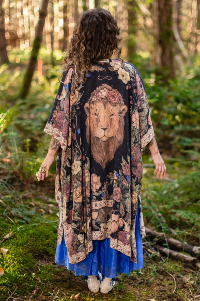 •LIONHEART• ruana style bamboo cardigan