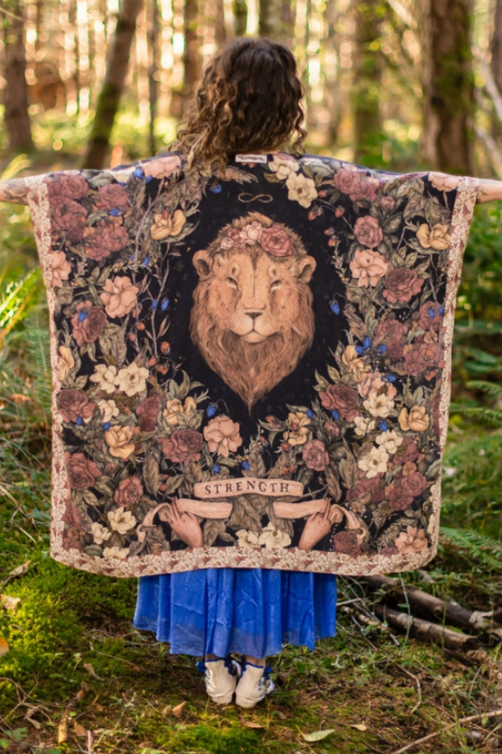 •LIONHEART• ruana style bamboo cardigan