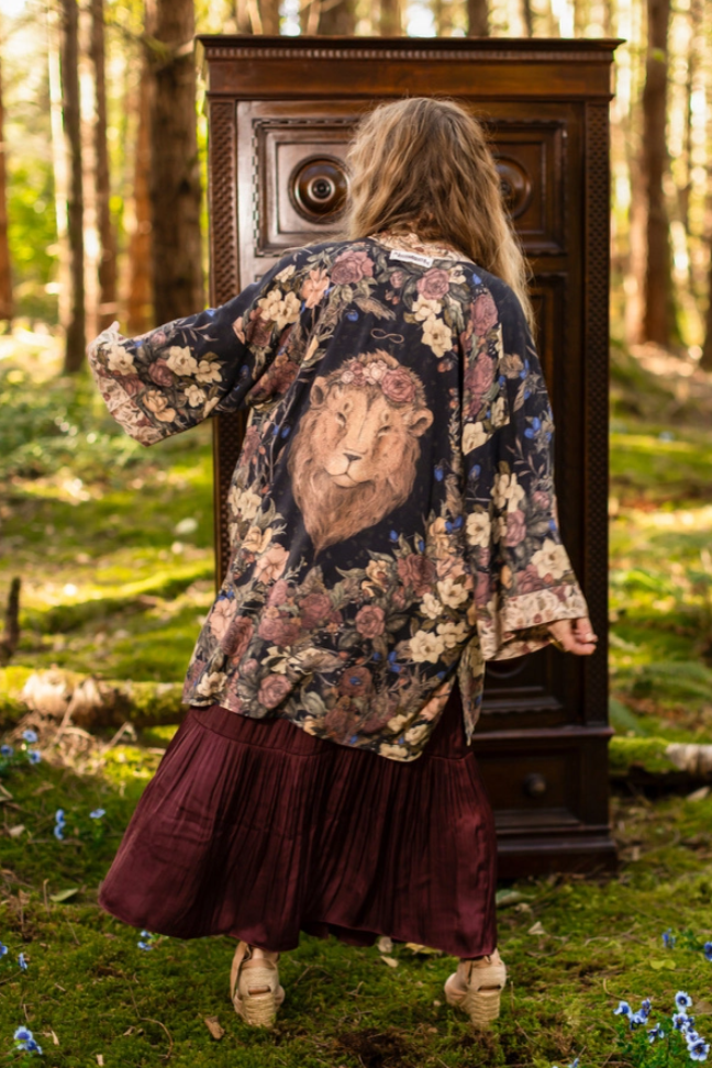 •LIONHEART• bamboo cardigan with tie