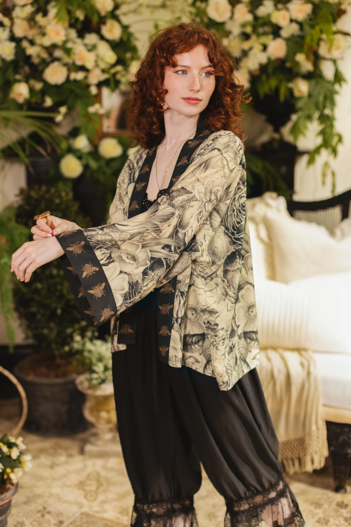 •HONEY & THE MOON• cropped bamboo cardigan