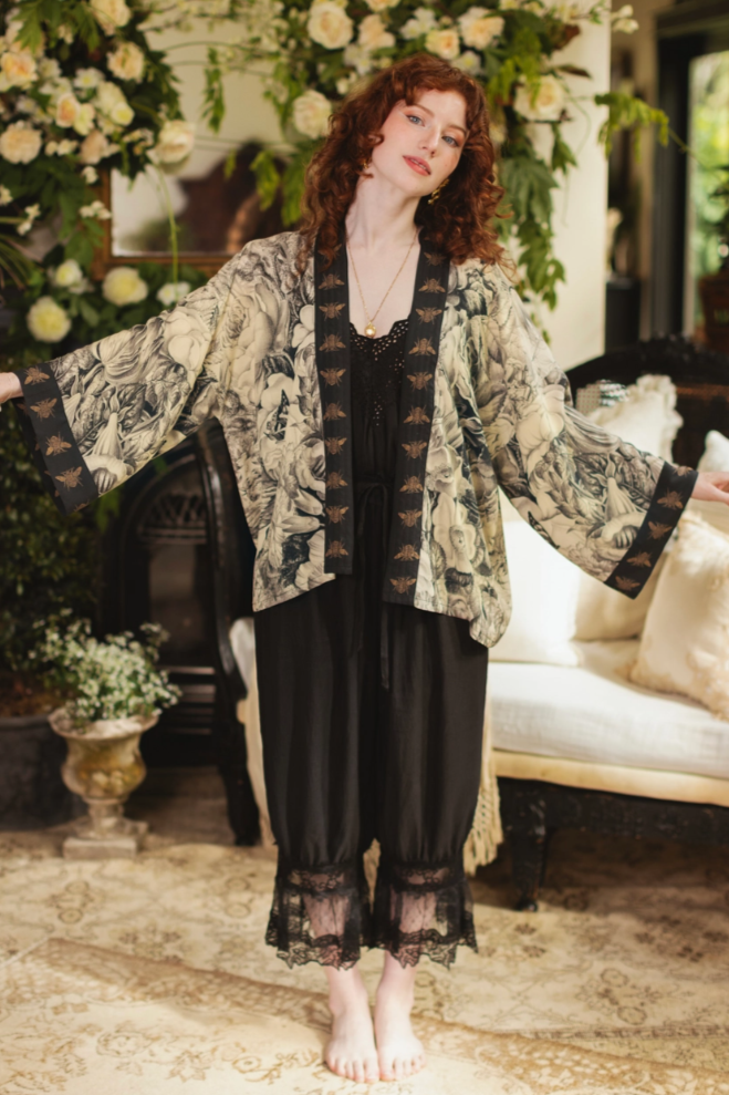 •HONEY & THE MOON• cropped bamboo cardigan