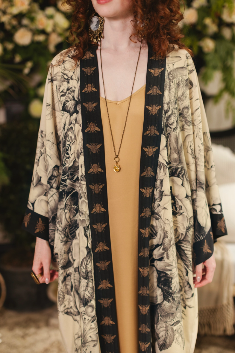 •HONEY & THE MOON• duster style bamboo cardigan