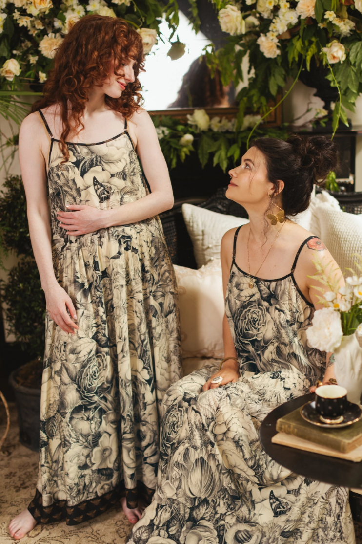 •HONEY & THE MOON• bamboo reversible dress