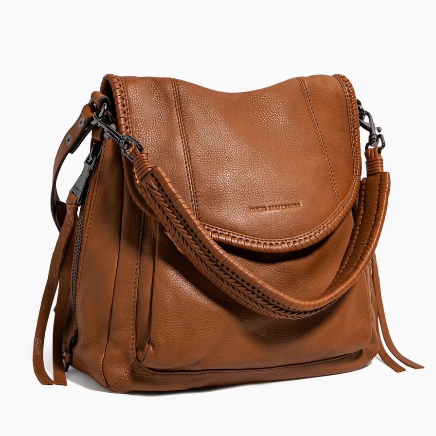 •UNITY• caramel leather crossbody/shoulder bag