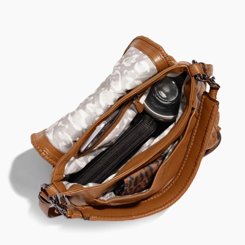 •UNITY• caramel leather crossbody/shoulder bag