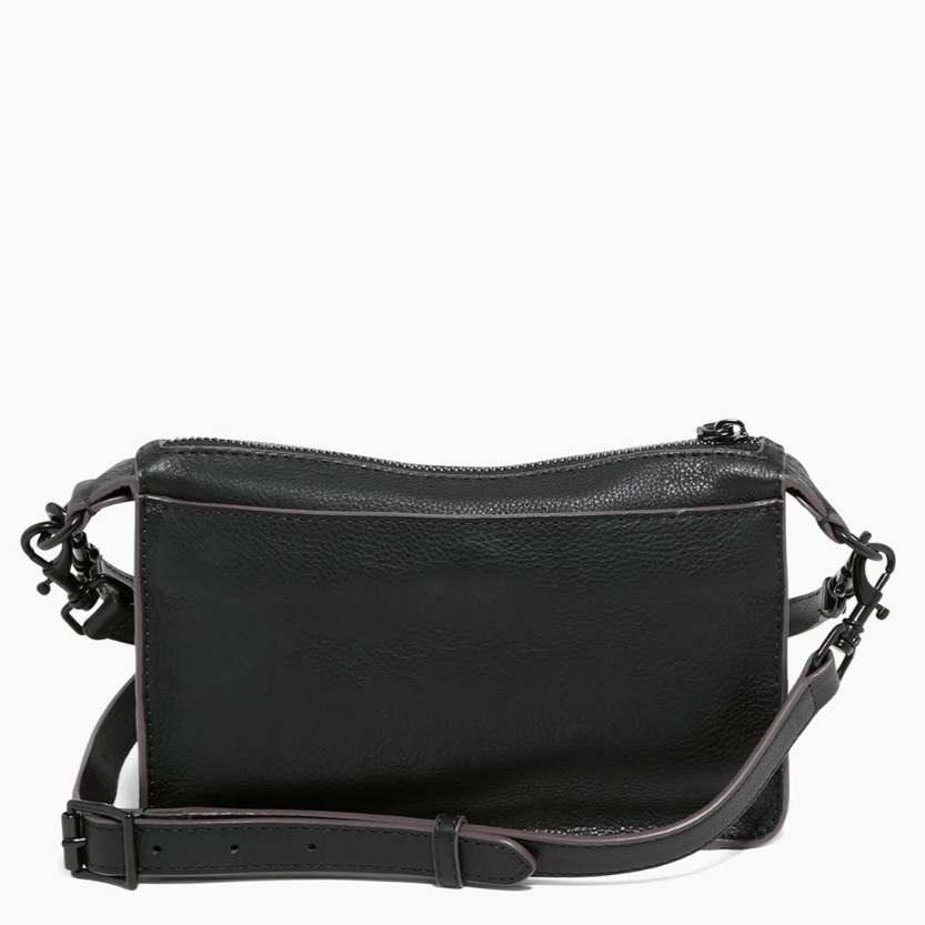 •SIDE SADDLE• black mini crossbody/shoulder bag