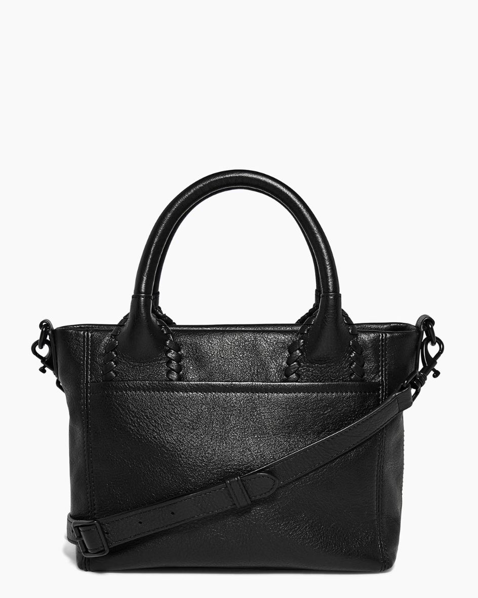 •ALL FOR LOVE• black woven leather crossbody/handbag