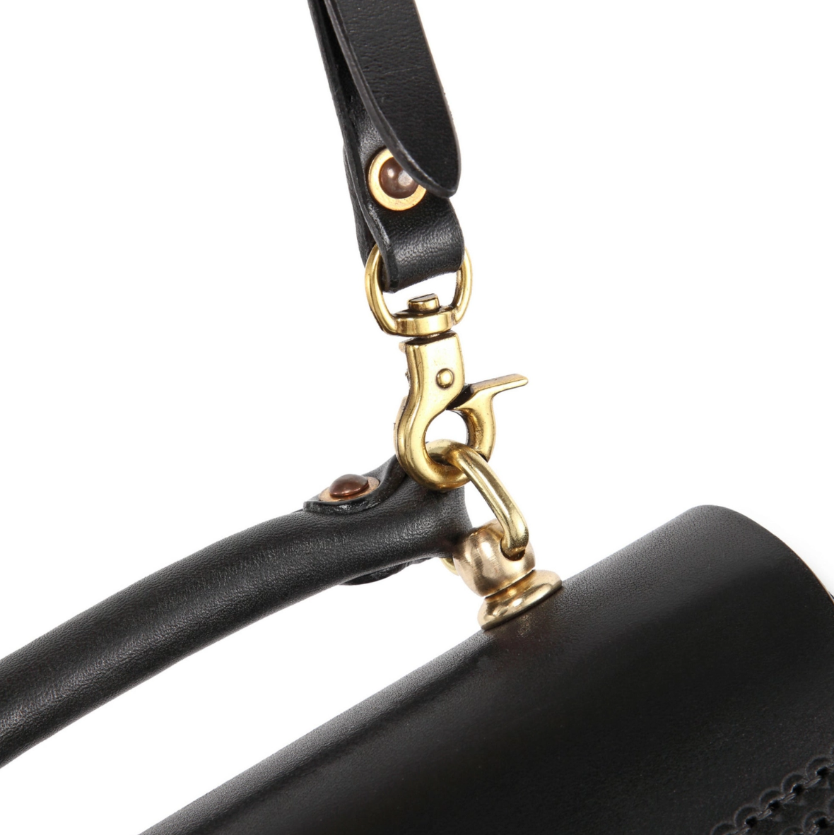 •MONTREAL• black leather crossbody/handbag