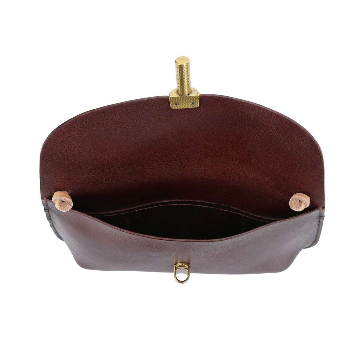 •BOONE• mahogany leather crossbody/shoulder bag