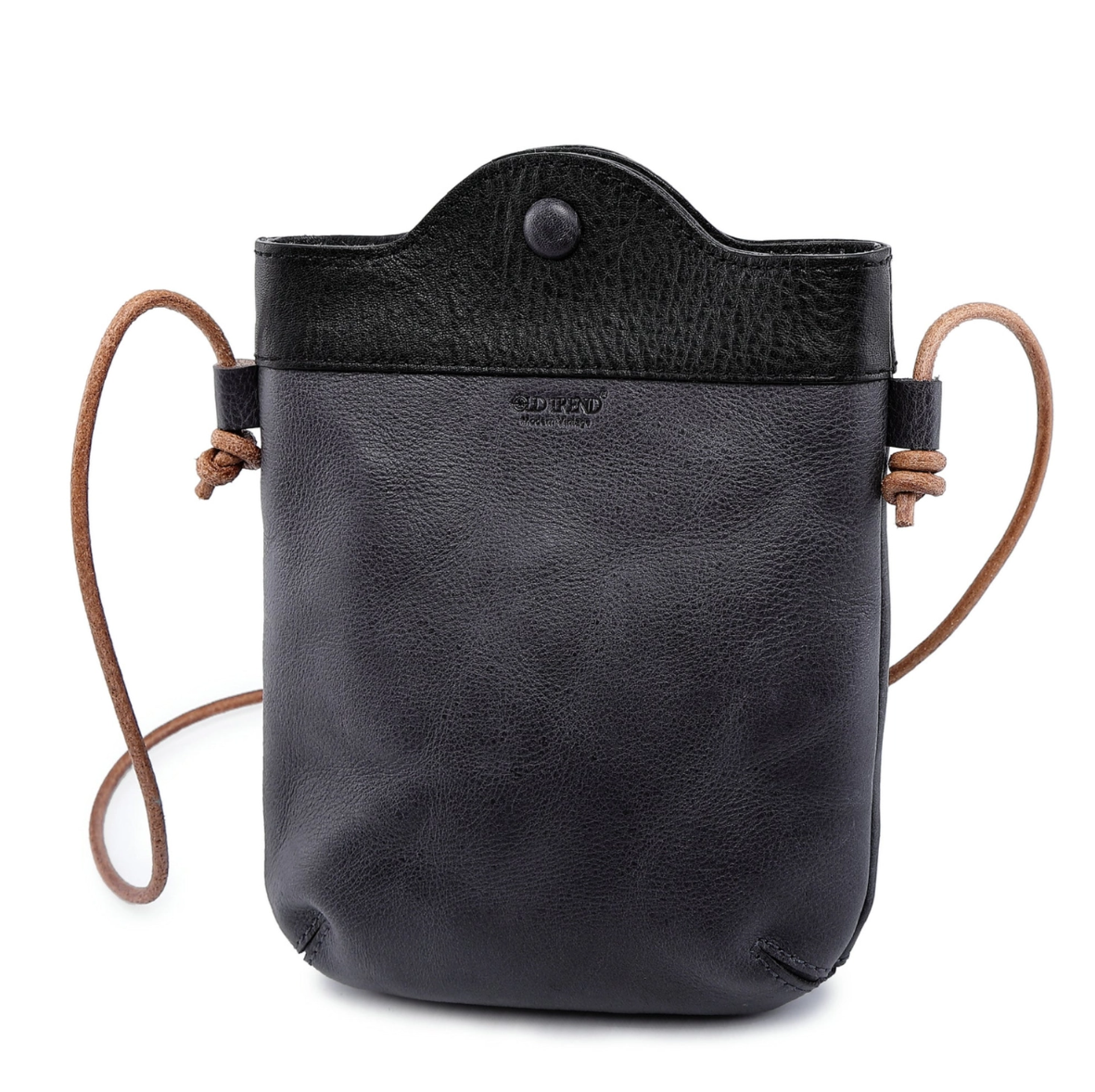 •PUEBLO• slate leather crossbody/shoulder bag