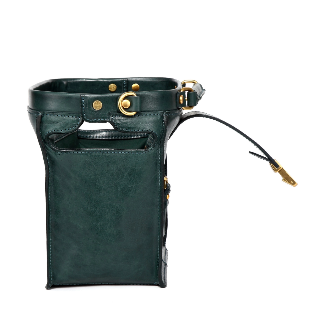 •BURLINGTON• deep sea leather doctor satchel/crossbody