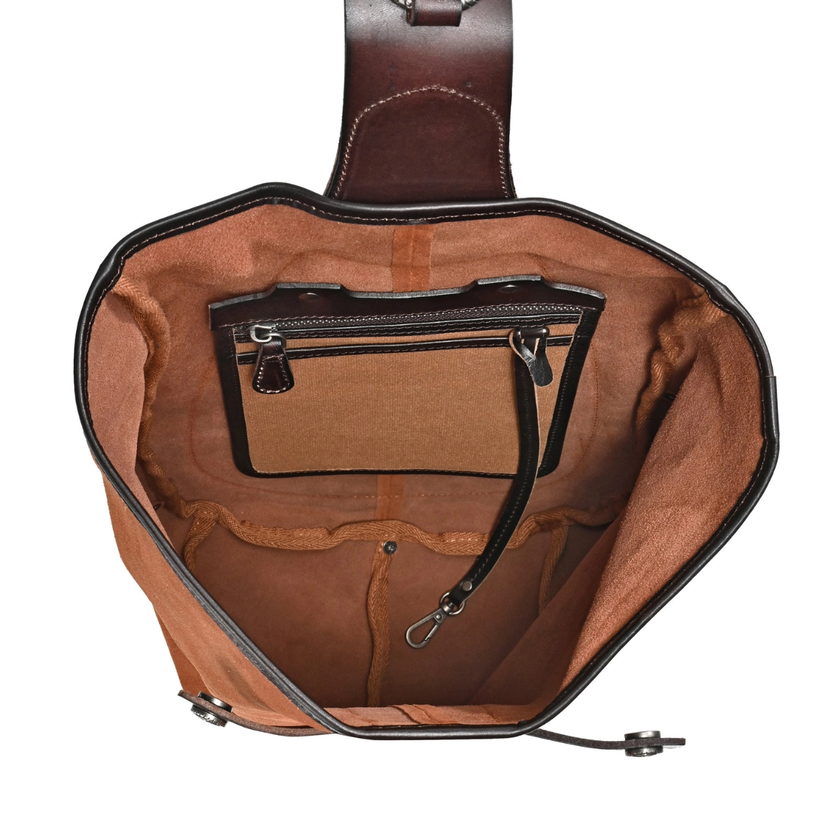 •LISBON• caramel leather sling bag