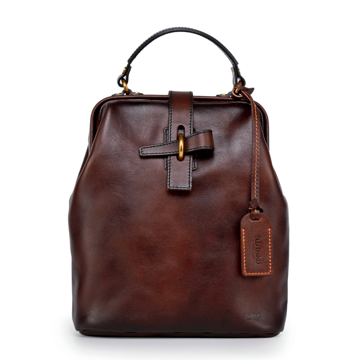 •CAMBRIDGE• mahogany leather backpack