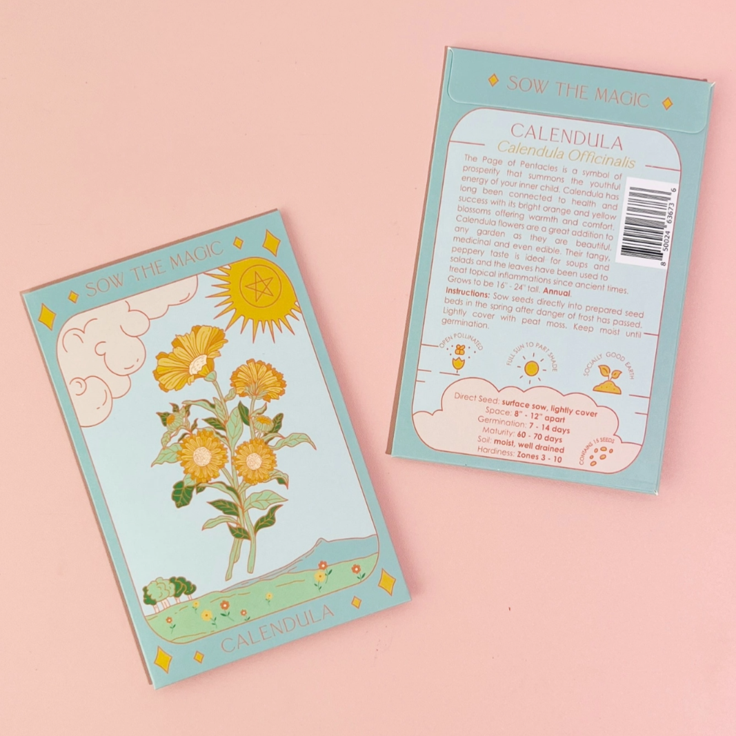 •SEEDS - FLOWERS• tarot inspired garden (various options)