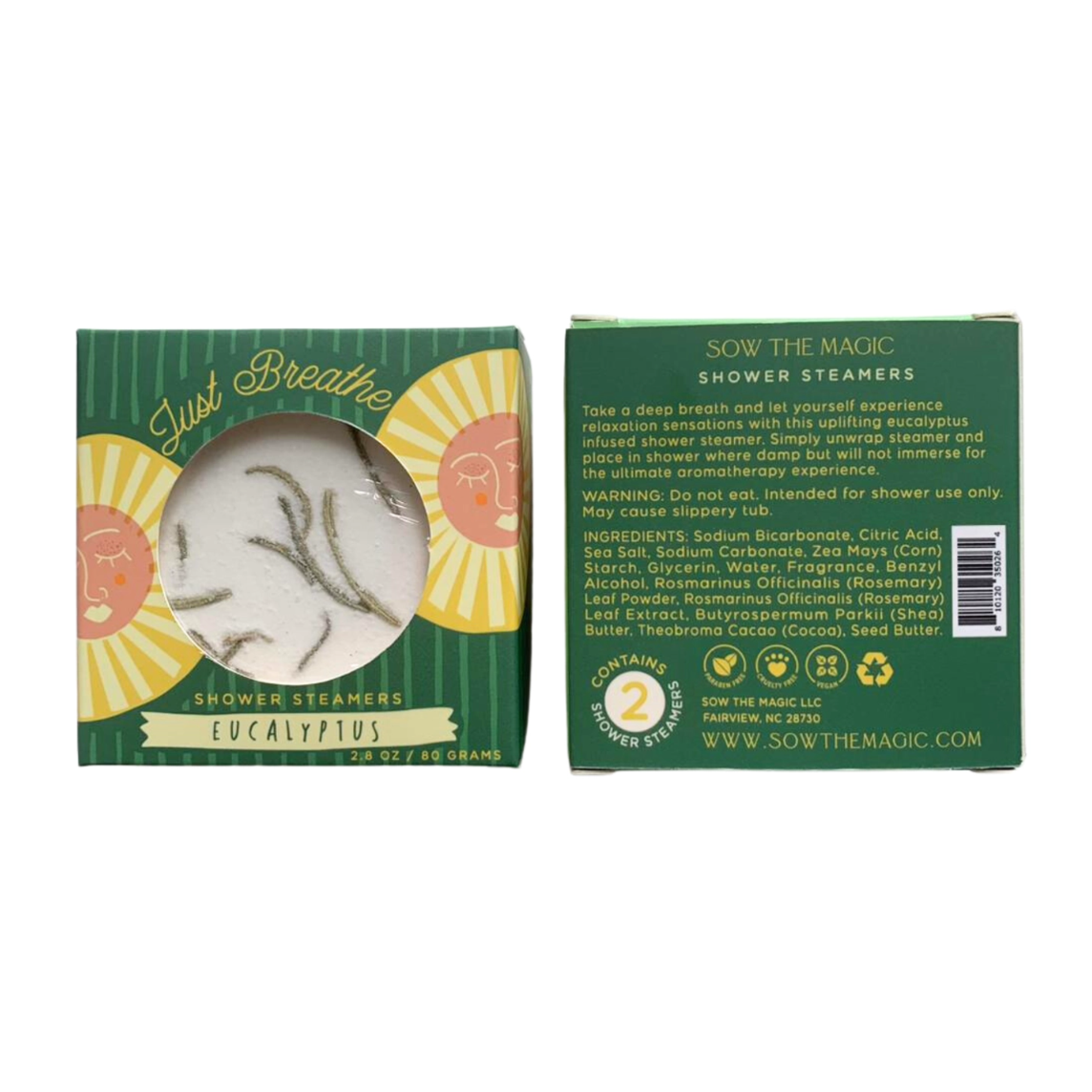 •JUST BREATHE• eucalyptus shower steamer set