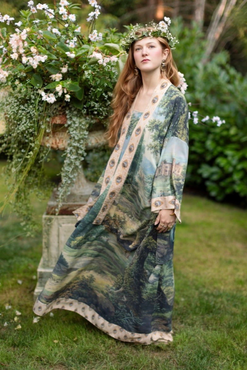 •MYTHMAKER• bamboo cardigan with tie