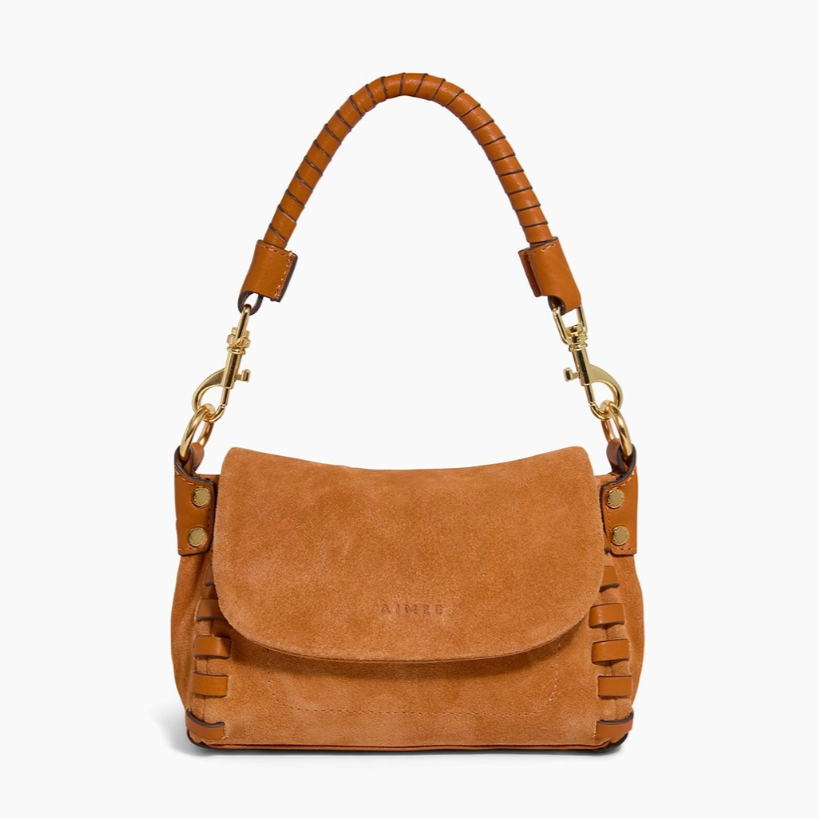 •ZEN• toffee suede mini crossbody/handbag
