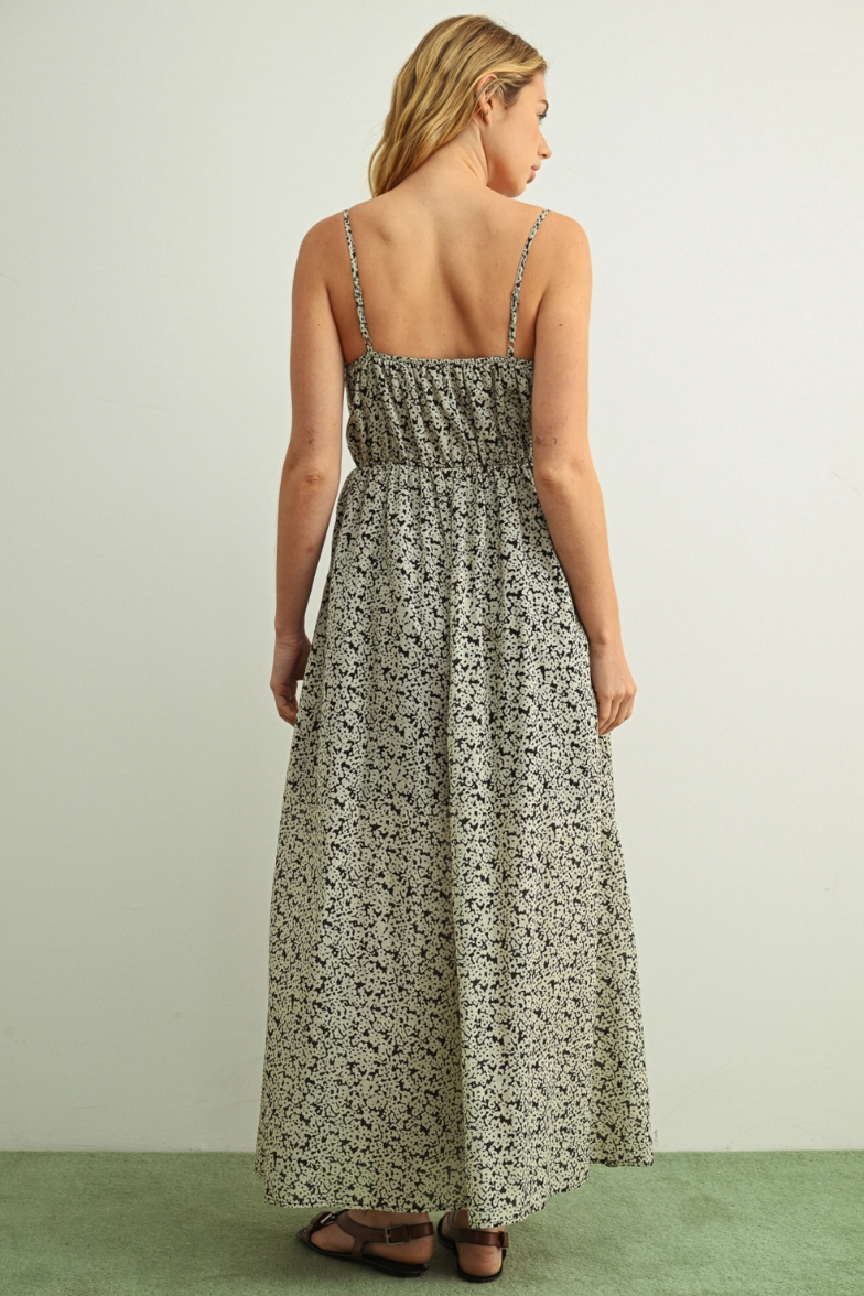 •AUDRA• floral sweetheart cotton maxi dress