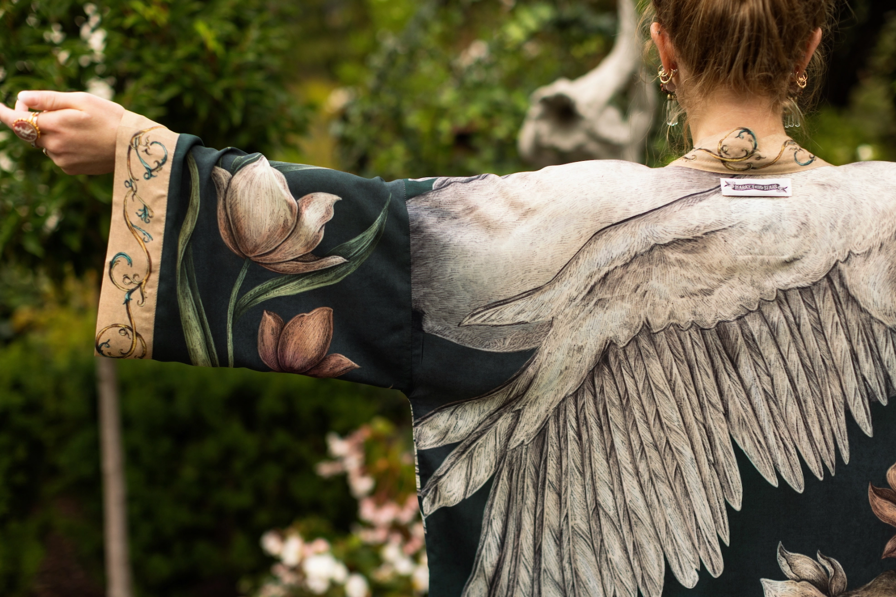 •UNDER MY WING• cropped bamboo cardigan