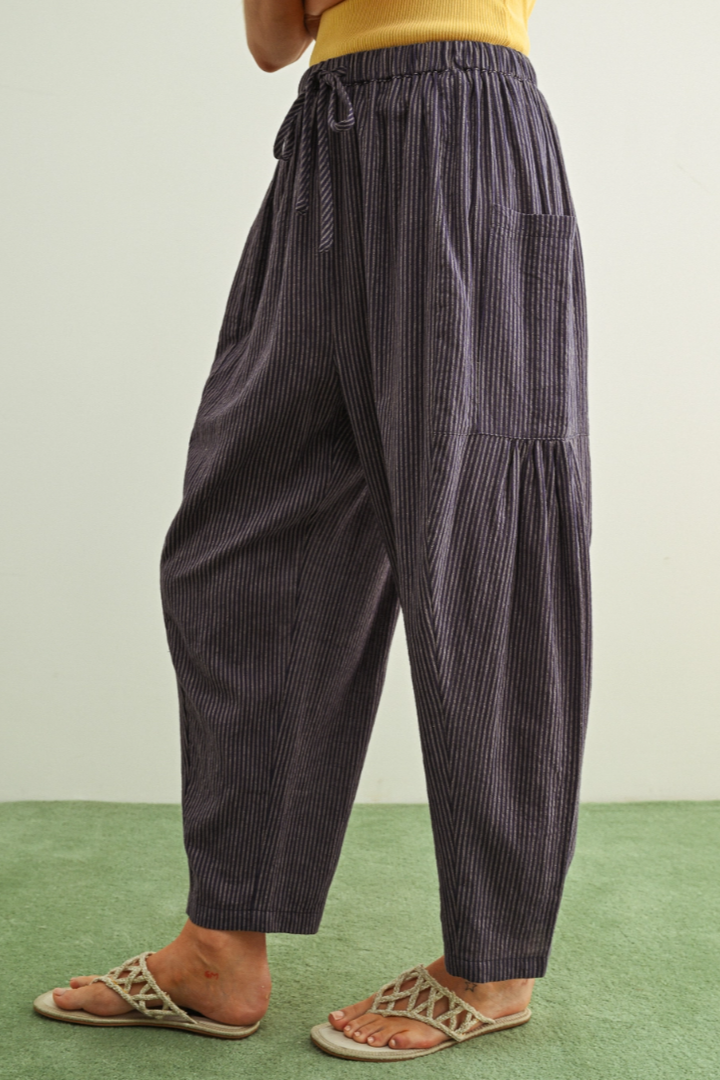 •QUINN• pleated side pocket pants