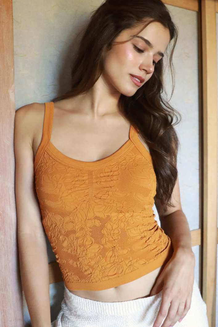 •LACE V-NECK• tank top (USA)