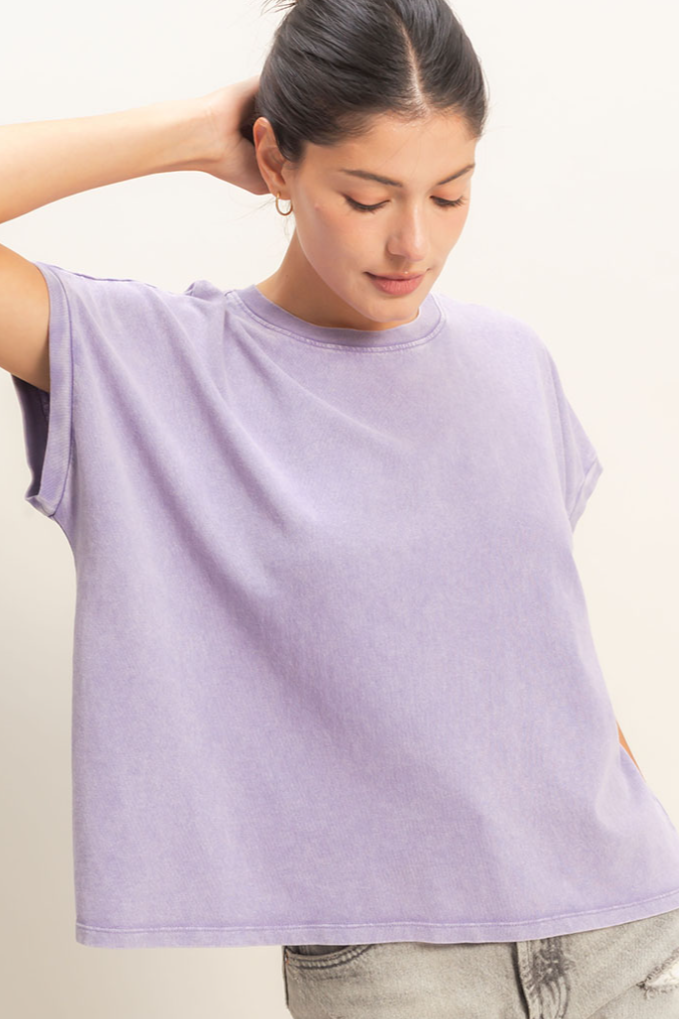 •TONI• mineral washed tee