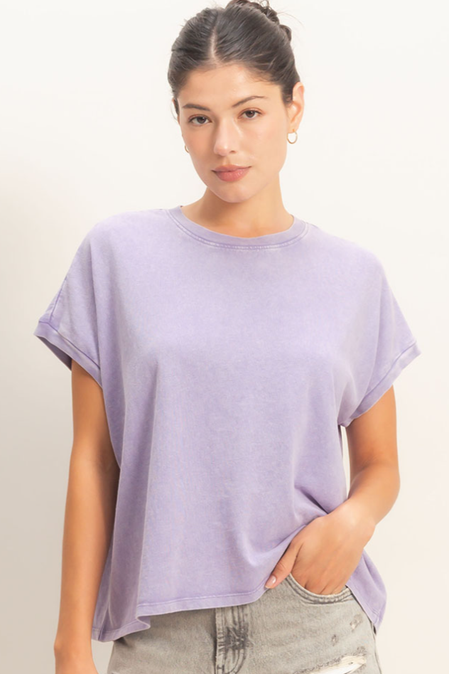 •TONI• mineral washed tee