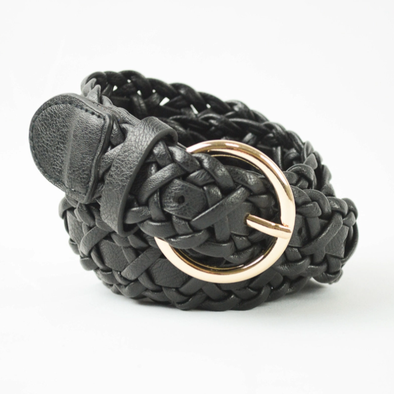 •BELT• braided "leather"