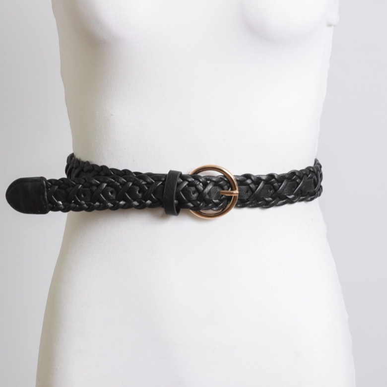 •BELT• braided "leather"